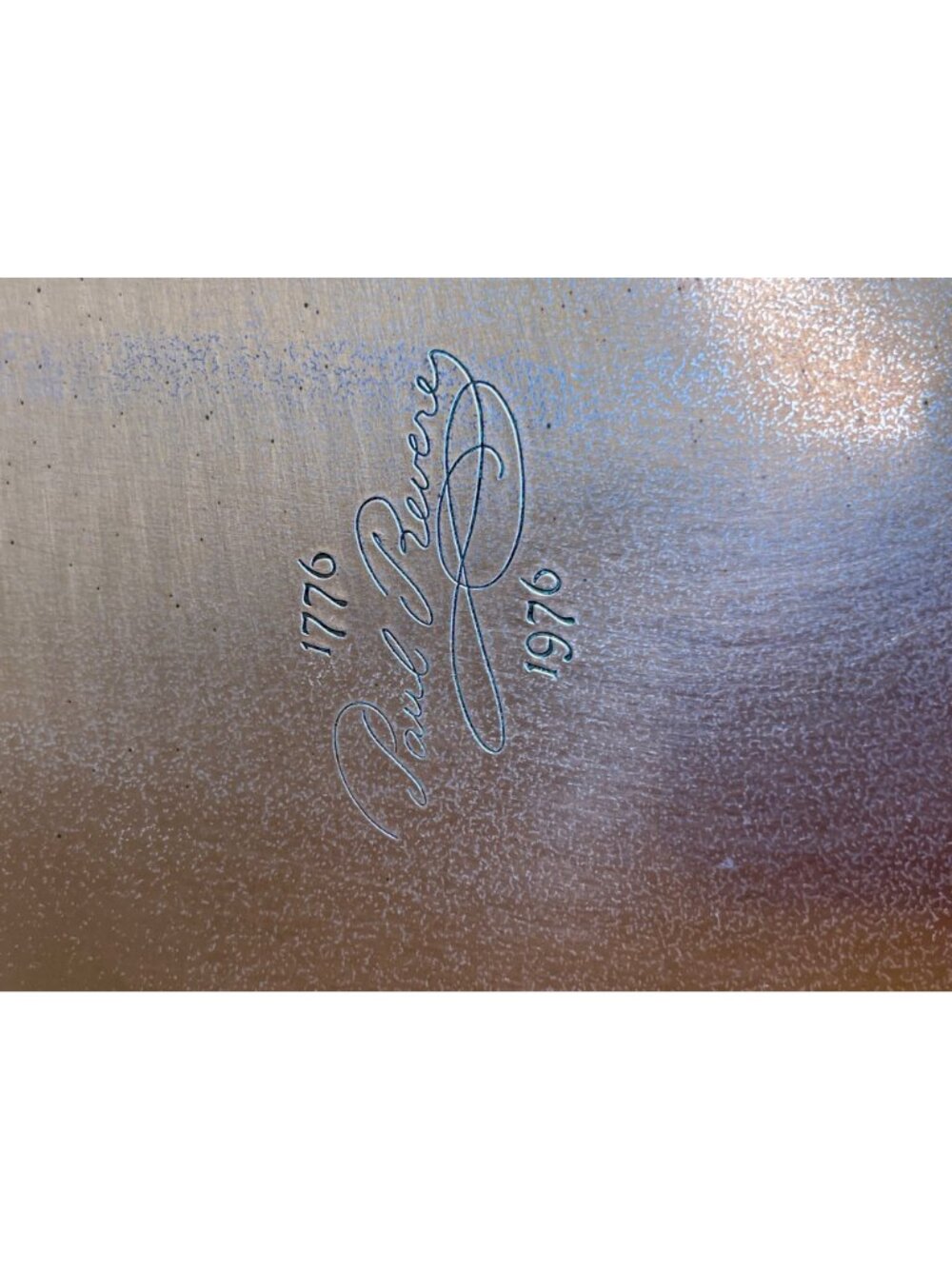 Vintage  Paul Revere Ware 12 inch  Copper Double Handle Oval Au Gratin Pan/ Fish - Picture 10 of 15